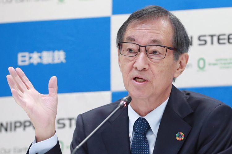 日本製鉄・橋本英二会長が明かす“経営者としての原点”（時事通信フォト）