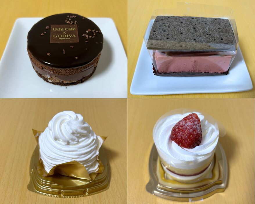 チョコ派でもショートケーキ派でも大満足のケーキ4種