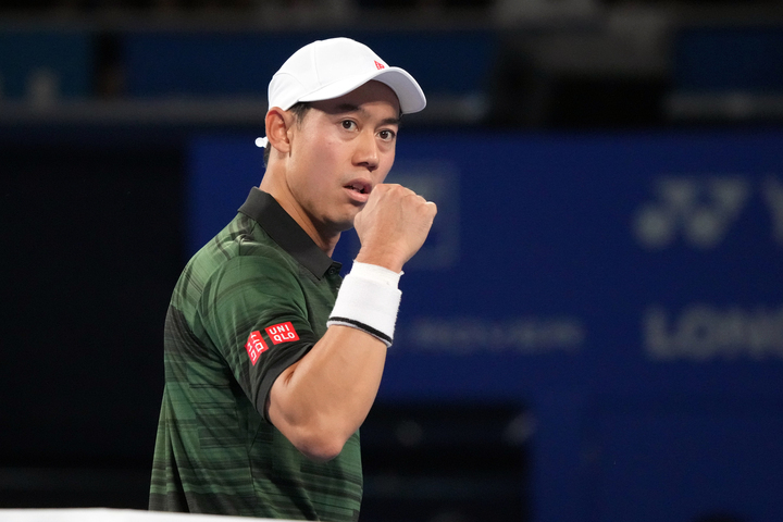 錦織が2025年春までの出場予定７大会を発表した。（C）Getty Images