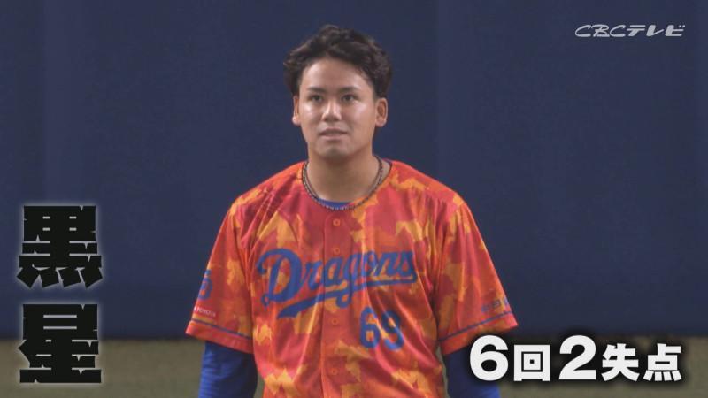 「サンデードラゴンズ」より松木平優太投手(C)CBCテレビ