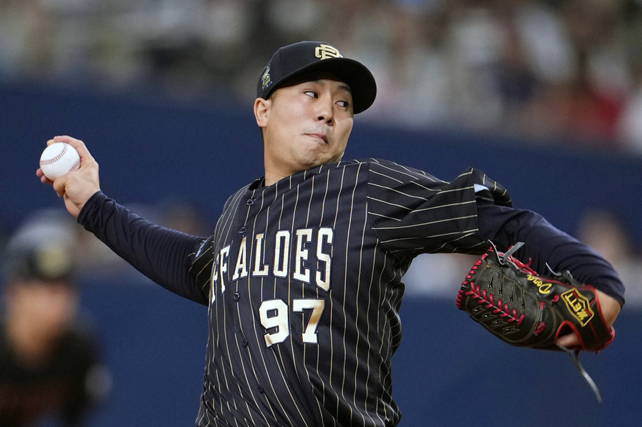 オリックス・古田島成龍(C)Kyodo News