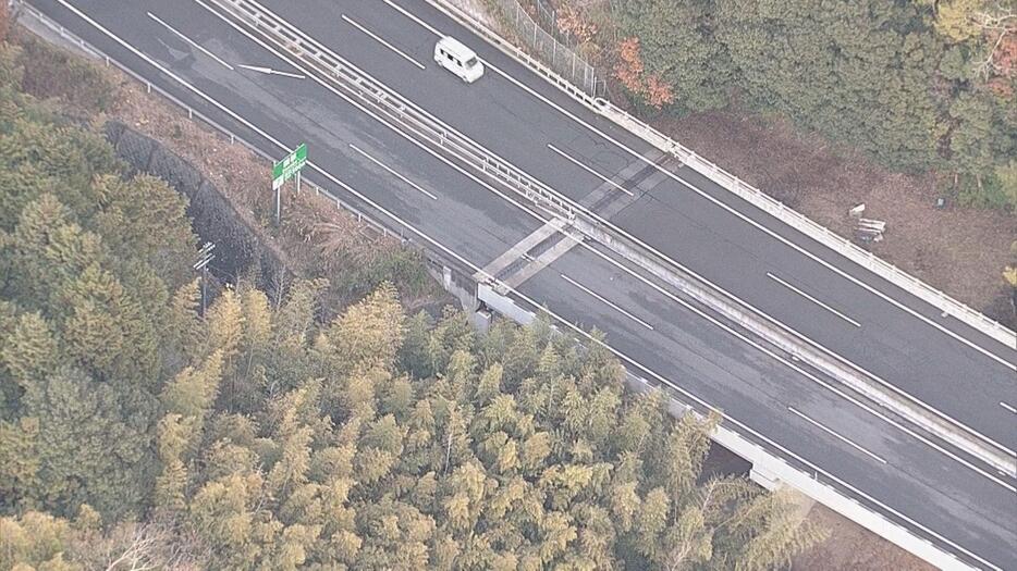 男が転落した現場付近の道路