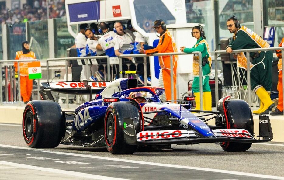 FP2で10番手のタイムを記録した角田裕毅：F1アブダビGP