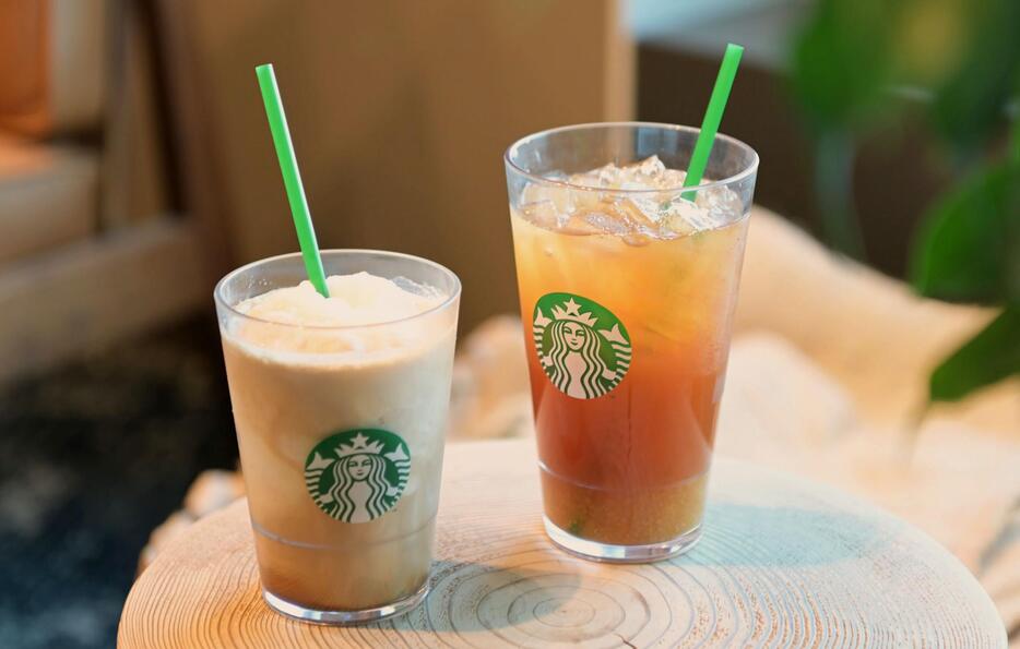 スターバックスコーヒージャパンが導入するバイオプラスチック製のストロー