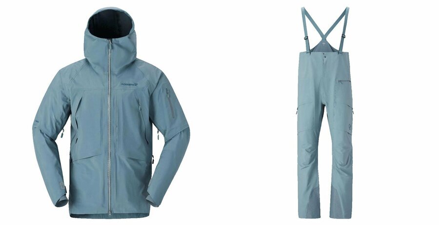 NORRONA「moreGore-TexJacket（M）＆Salopette（M）」