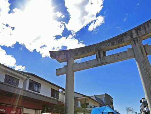 福岡県太宰府市では９月に入っても猛暑日が相次いだ（９月１８日、太宰府天満宮の参道で）