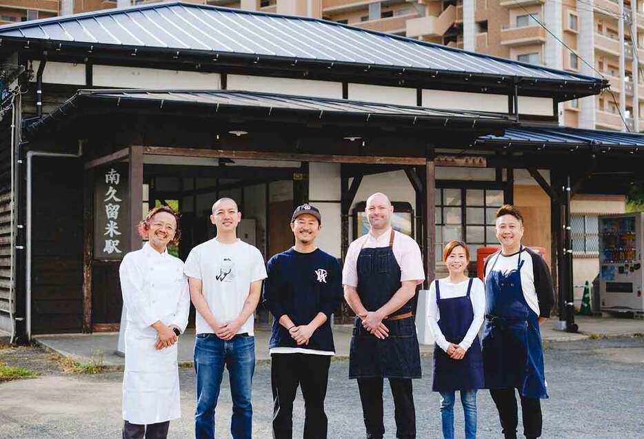 新しくできる南久留米駅のシェアキッチンで料理を提供する店主ら