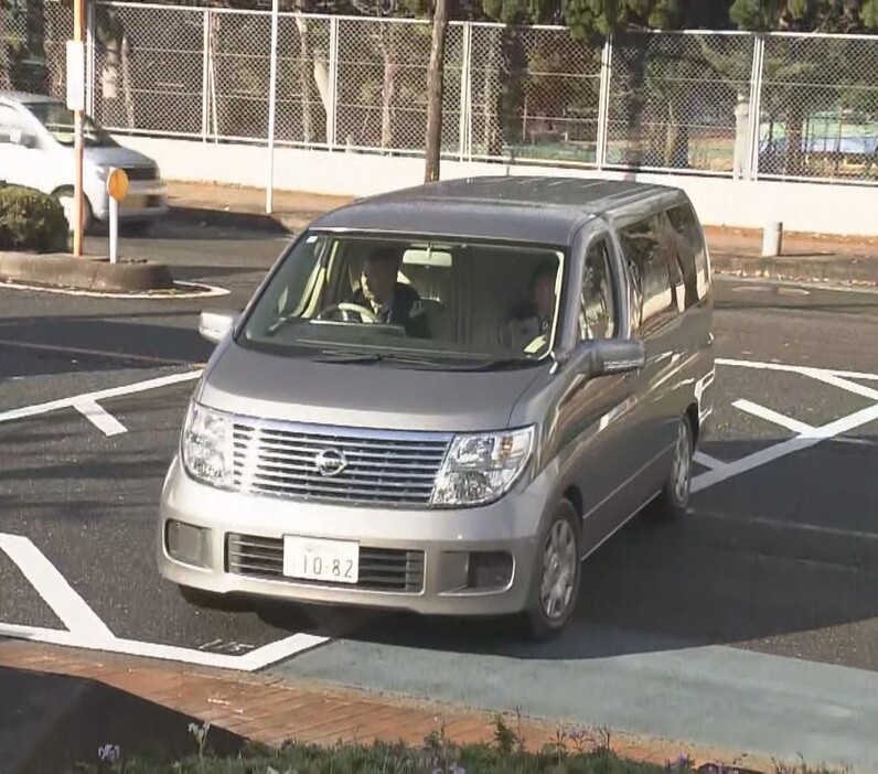 容疑者を乗せた車/福岡・小倉南署 19日午前