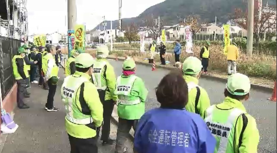 交通安全や飲酒運転の撲滅を呼びかけ