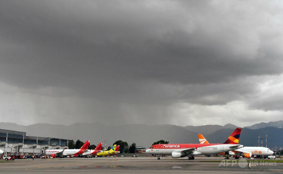 コロンビアの首都ボゴタのエルドラド国際空港（2022年5月14日撮影、資料写真）。【翻訳編集】 AFPBB News