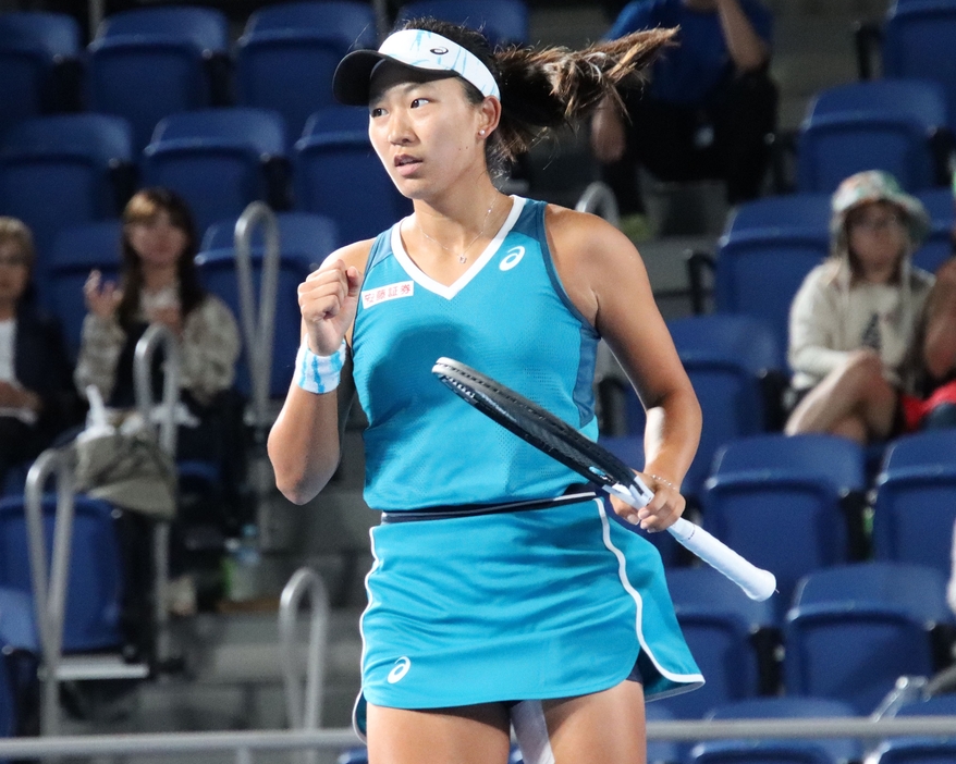 内島萌夏（画像は東レPPO）［ 画像提供： tennis365.net］