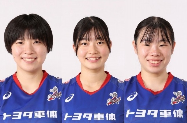 左から岩島由佳（東京女子体育大）、三留汐利（岐阜協立大）、中村悠（筑波大）