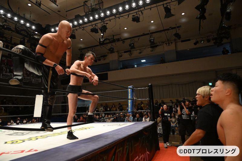 11.23DDT後楽園大会に突如現れた拳王＆大和田侑