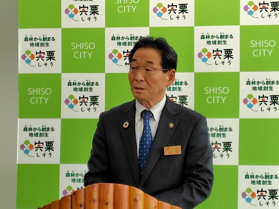 宍粟市の福元市長