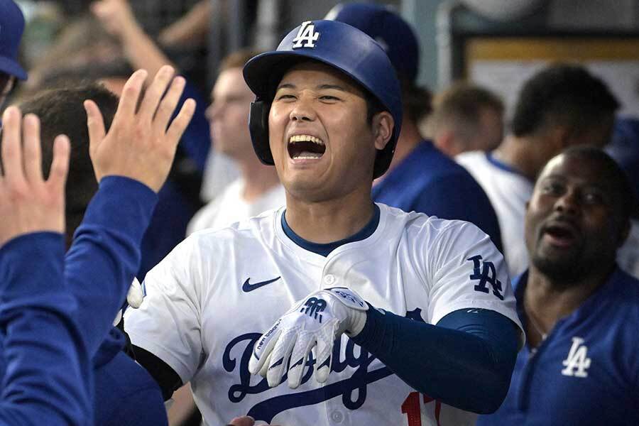 ドジャースの大谷翔平【写真：ロイター】