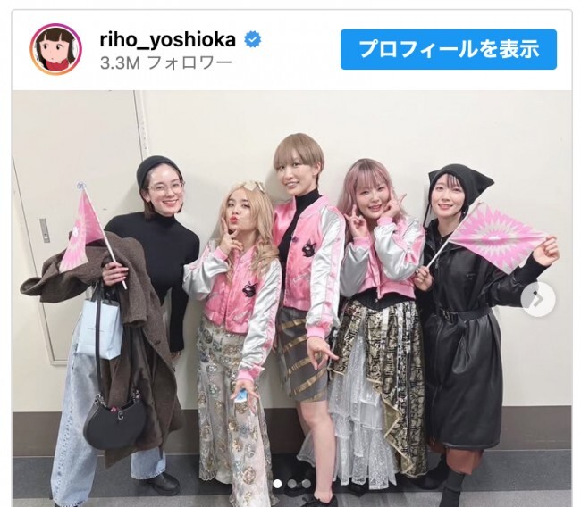 （写真左から）筧美和子、もも（チャラン・ポ・ランタン）、中嶋イッキュウ、Daoko、吉岡里帆　※「吉岡里帆」インスタグラム