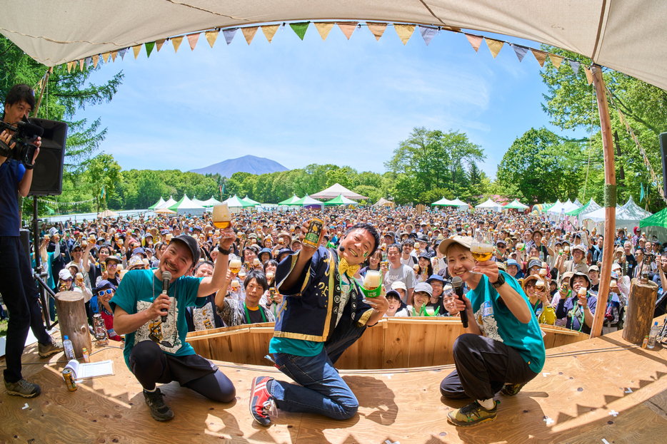 屋外型ファンイベント「よなよなエールの超宴in新緑の北軽井沢」(写真提供：株式会社ヤッホーブルーイング)