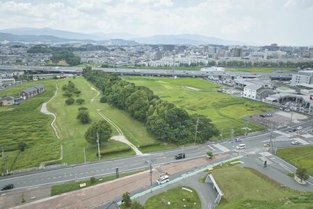 大宰府で最も早くに増設された水城跡（写真：アフロ）