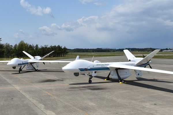 海上保安庁が運用するMQ-9B（画像：海上保安庁）。