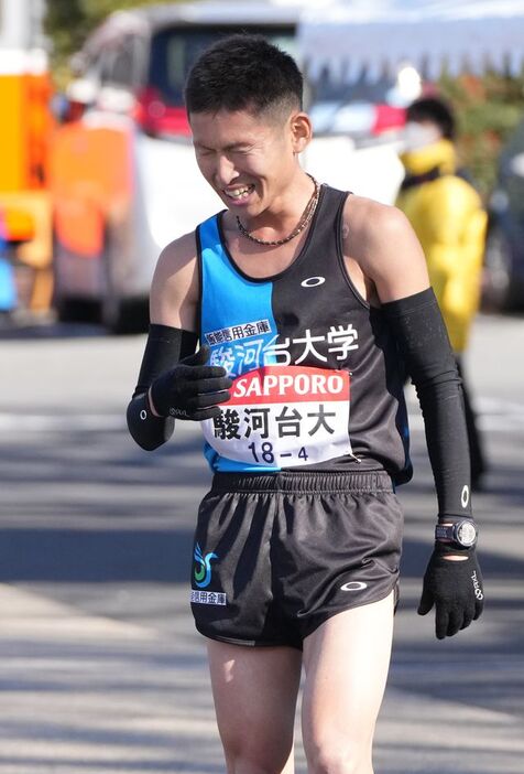 2022年の箱根駅伝4区を走った今井隆生さん(写真：日刊スポーツ/アフロ)