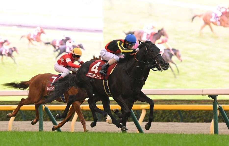 東京スポーツ杯2歳Sを優勝したクロワデュノール（撮影・奈良武）