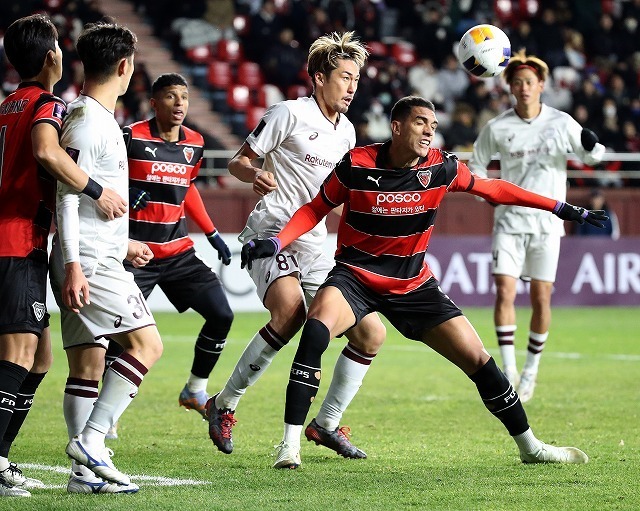 浦項と敵地で対戦した神戸。１－３で敗れた。（C）Getty Images