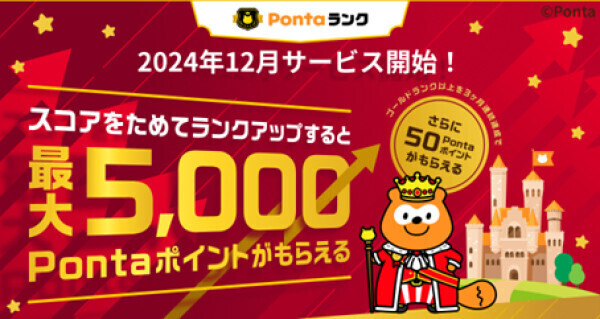 Pontaのロイヤリティプログラム「Pontaランク」開始