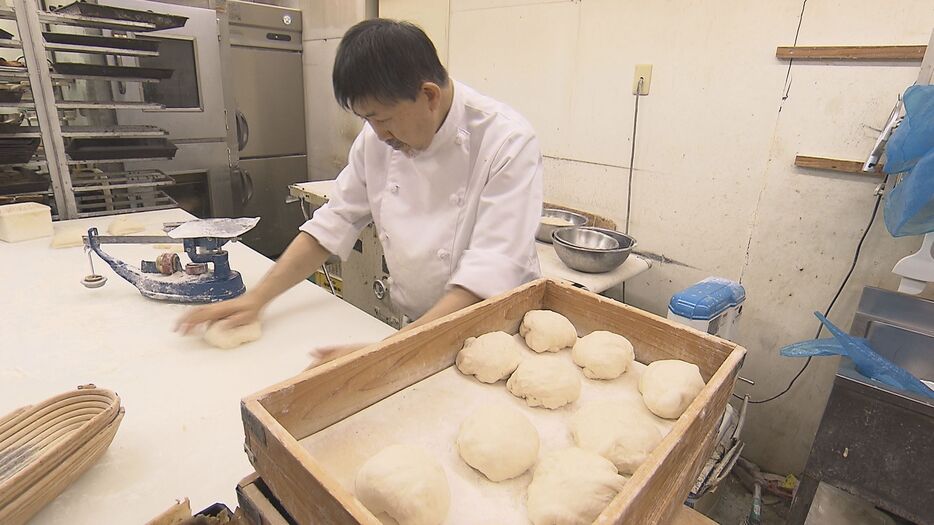 生地は長時間発酵