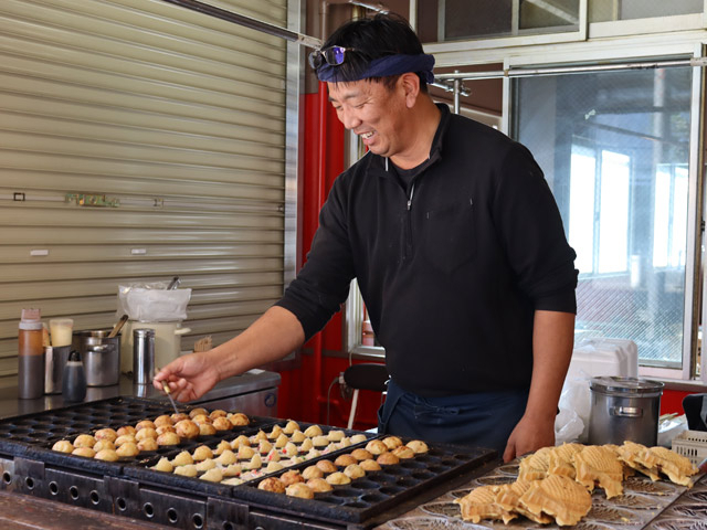 笑顔が素敵な店主