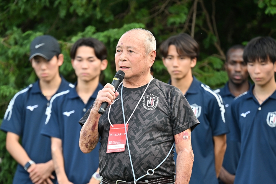 24年11月に84歳で亡くなった横溝三郎氏。10月の箱根駅伝予選会では現地に駆けつけていた