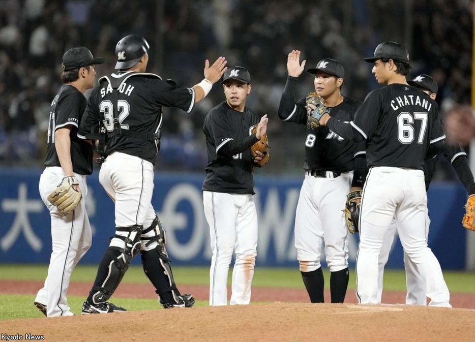 ロッテナイン (C)Kyodo News