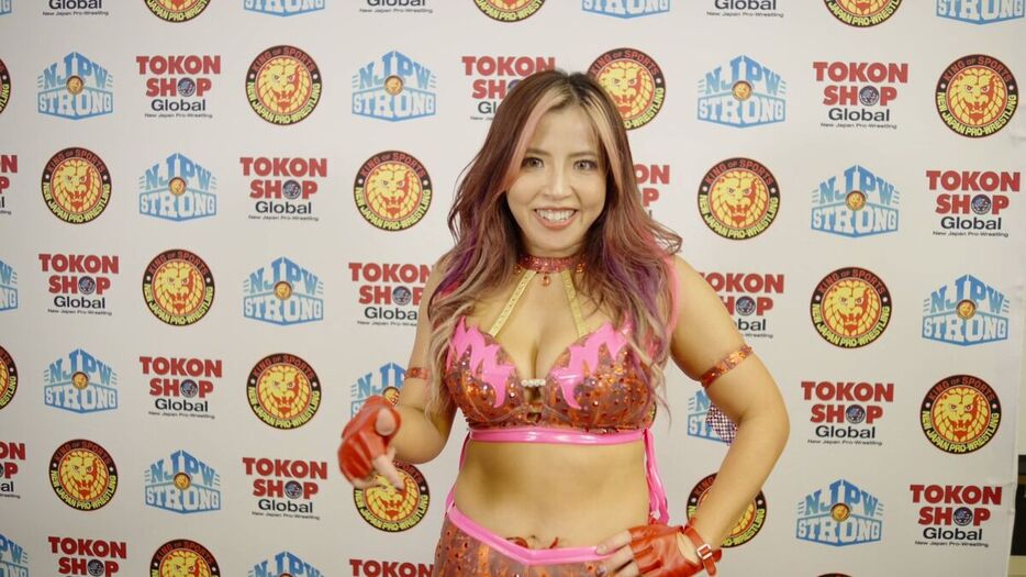 白川未奈（写真提供・新日本プロレス）