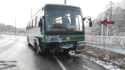 室蘭市の事故現場