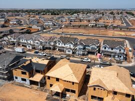 Homes under construction in Rancho Cordova, California, US. Photographer: David Paul Morris/Bloomberg