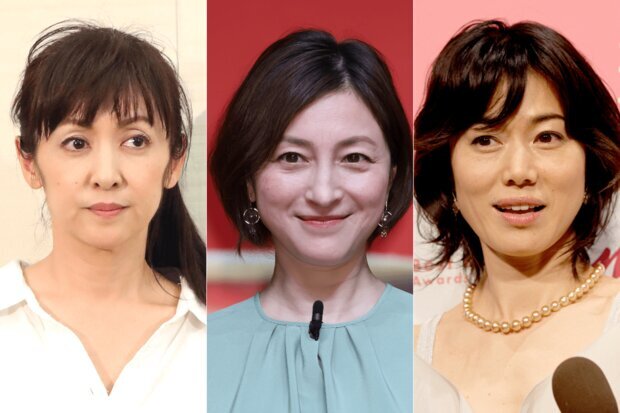 不倫ですが何か？鋼メンタルな女優たち（左から斉藤由貴、広末涼子、今井美樹）