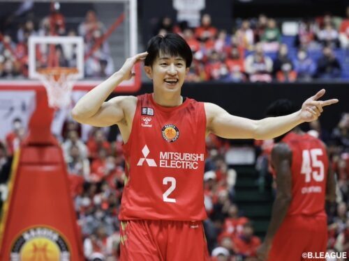 6本の3ポイントを含む34得点を挙げた齋藤［写真］＝B.LEAGUE