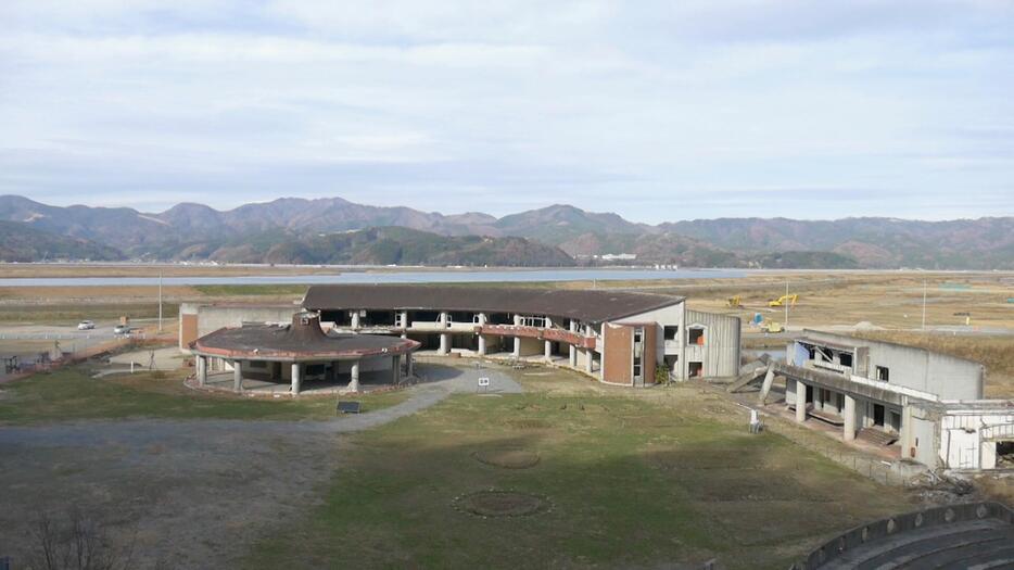 震災遺構となった宮城県石巻市立大川小学校　©Sonomi Sato