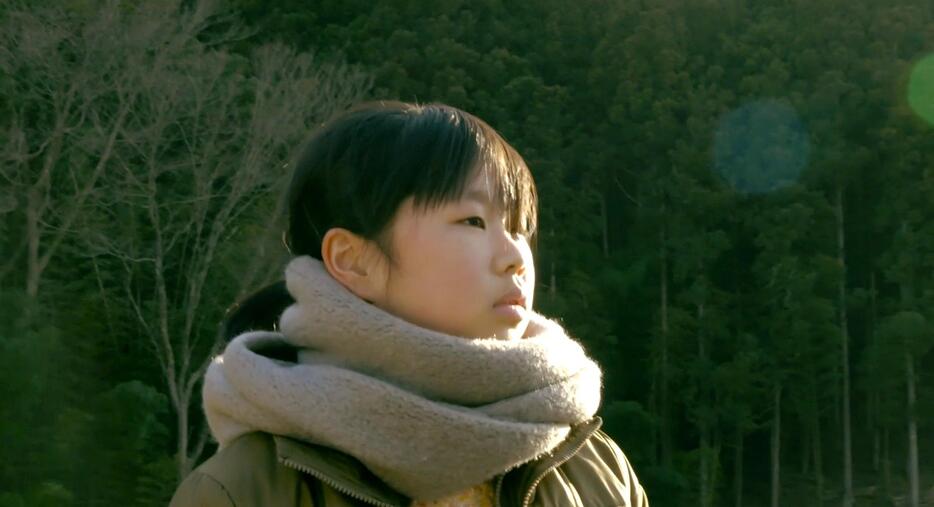 映画『春をかさねて』。主人公の祐未を演じた齋藤小枝（さえ）は小学3年生の時に石巻に移住し、地元の劇団に参加　©Sonomi Sato