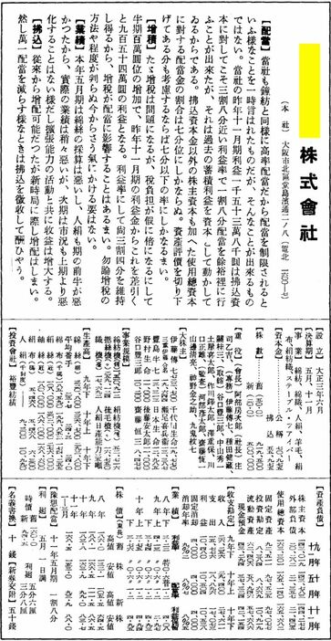 創刊号の最初に掲載されている会社は？