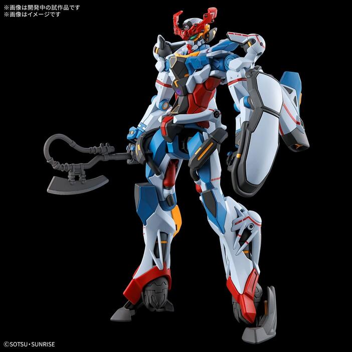 「機動戦士Gundam GQuuuuuuX」のガンプラ「HG 1／144 GQuuuuuuX」（c）創通・サンライズ