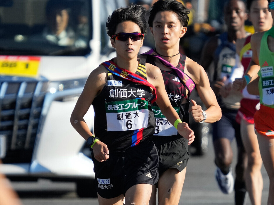 高い走力で大黒柱として創価大を引っ張る吉田響　photo by AFLO