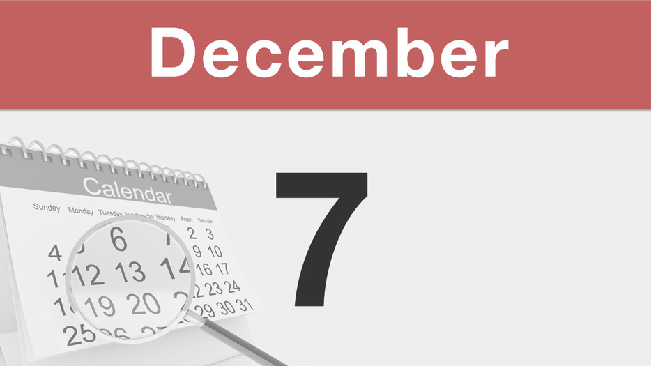 今日は何の日 : 12月07日