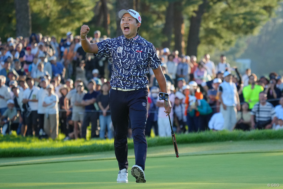 今平周吾がメジャー初優勝で雄たけび