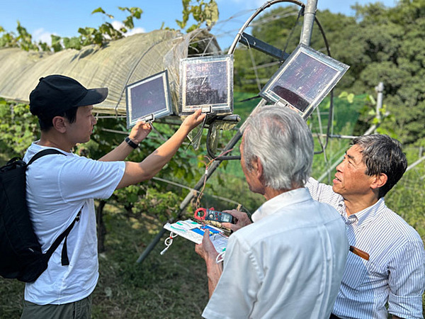 農業分野における再生可能エネルギーの活用を研究する場としても（写真提供：ノウタス）