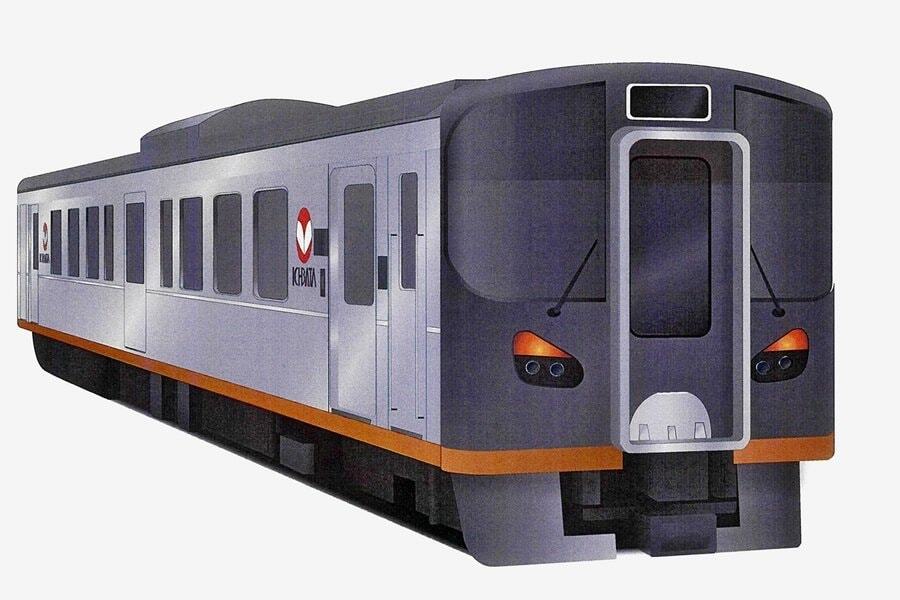 来年３月２日の営業開始を予定する一畑電車の新型車両「８０００系」のイメージ図