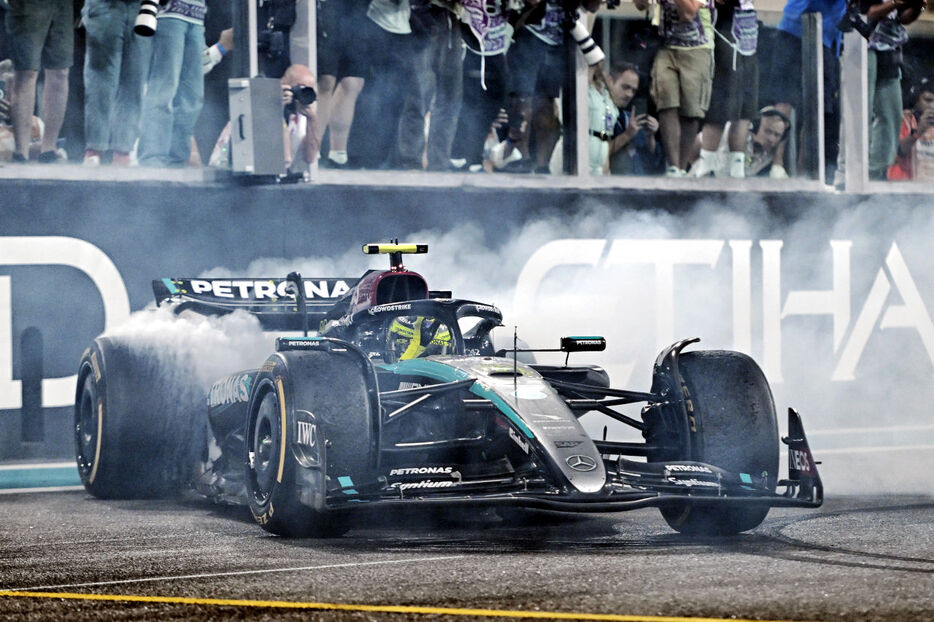 2025年1月に40歳となるルイス・ハミルトン（メルセデス）　2024年F1最終戦アブダビGP