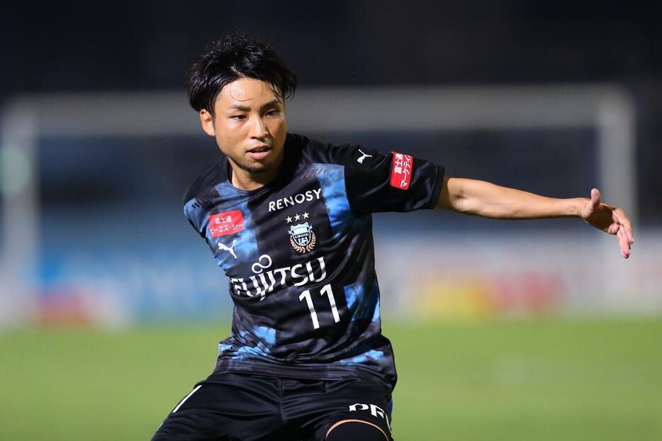 川崎Fの小林悠はセレッソ大阪戦で得点王争いで日本人選手としてトップの今季7得点目をマークした（資料写真：西村尚己/アフロスポーツ）