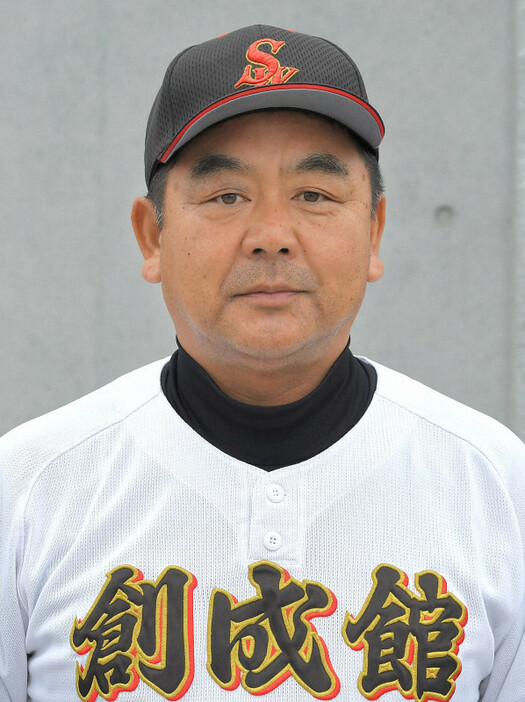 創成館の稙田龍生監督＝徳野仁子撮影