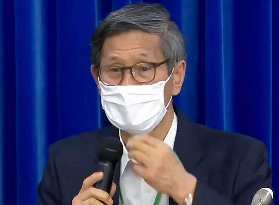 政府の専門家会議副座長の尾身茂氏＝5月14日