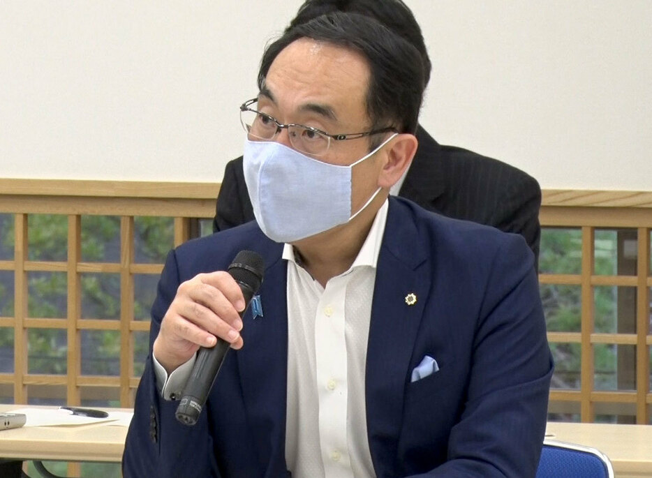 埼玉県の大野元裕知事=5月28日